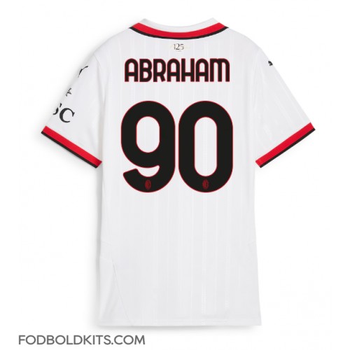 AC Milan Tammy Abraham #90 Udebanetrøje Dame 2024-25 Kortærmet